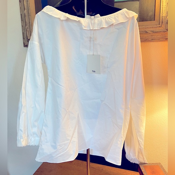 NWT tibi cotton blouse. - Picture 3 of 4